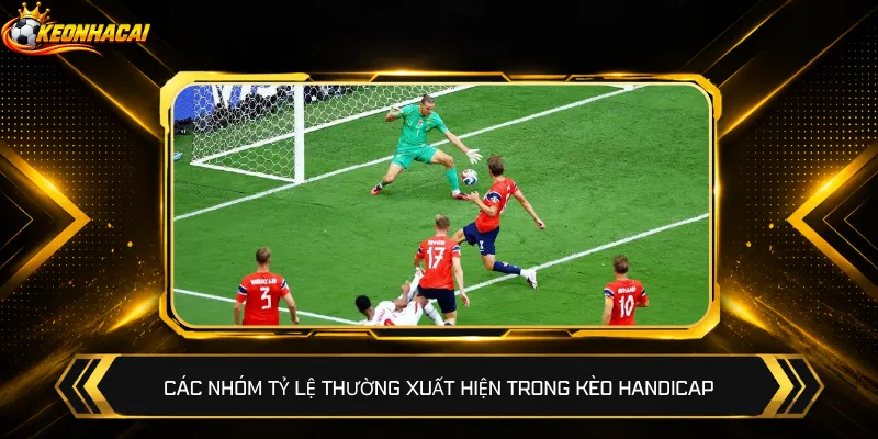 Các nhóm tỷ lệ thường xuất hiện trong kèo Handicap