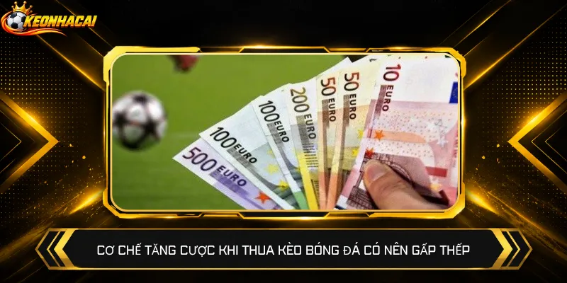 Cơ chế tăng cược khi thua kèo bóng đá có nên gấp thếp