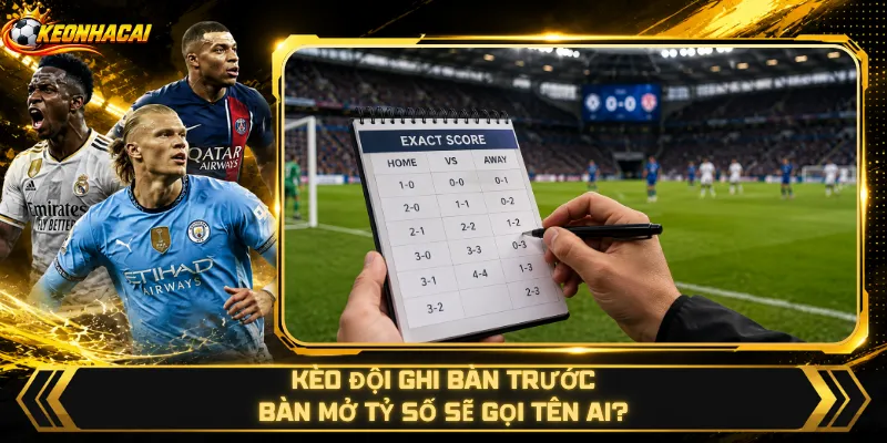 Kèo Đội Ghi Bàn Trước – Bàn Mở Tỷ Số Sẽ Gọi Tên Ai?