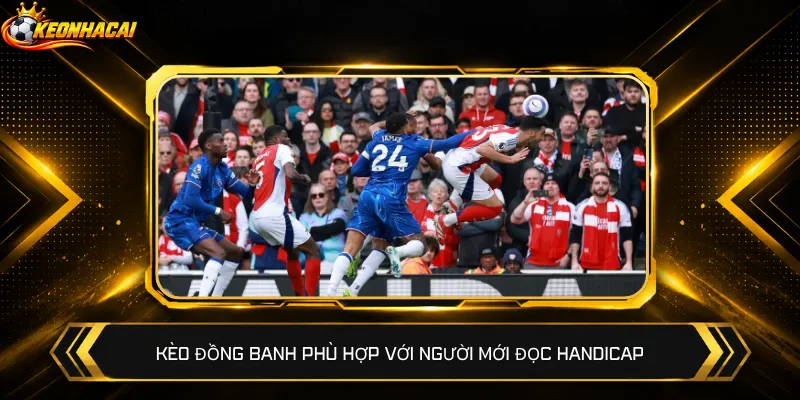 Kèo đồng banh phù hợp với người mới đọc handicap