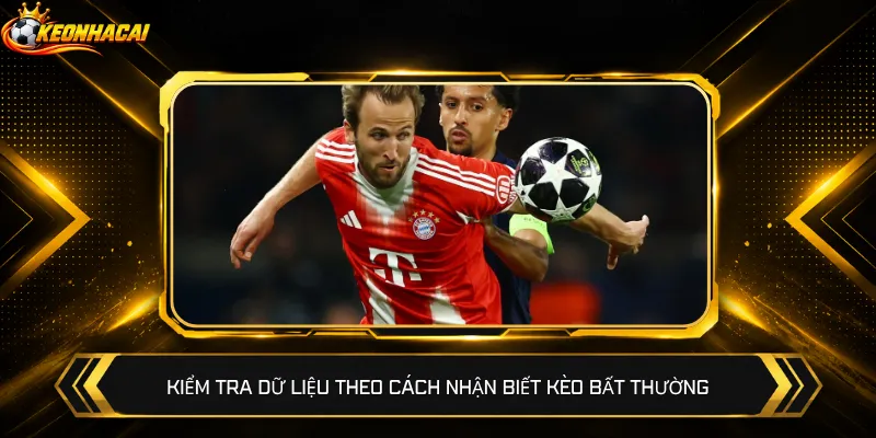 Kiểm tra dữ liệu theo cách nhận biết kèo bất thường